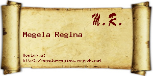 Megela Regina névjegykártya